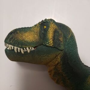 Schleich Green and Yellow Dinosaur Tyranousaurus Rex Reptile Toy 12"
